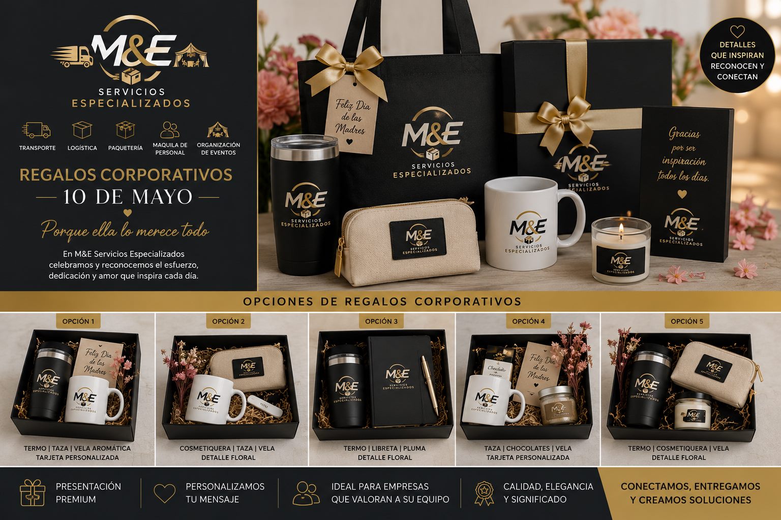 Regalos corporativos del 10 de mayo