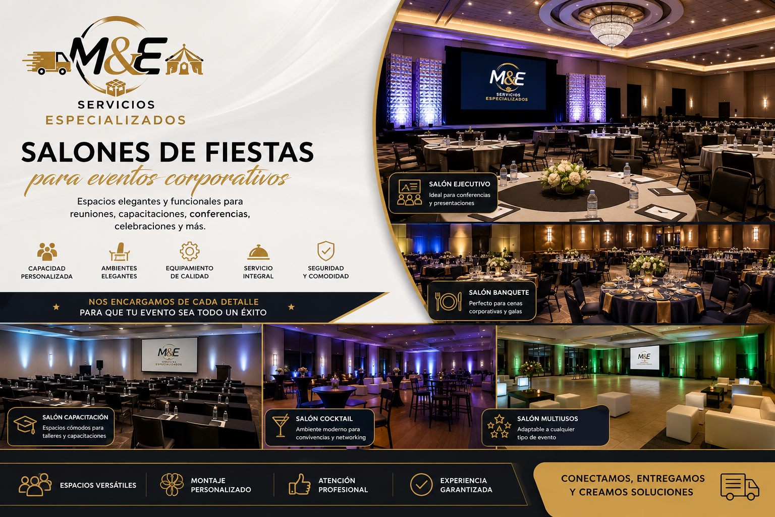 Salones de fiestas para eventos corporativos